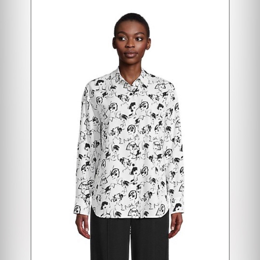 Karl Lagerfeld Fashion Sketch Print shirt